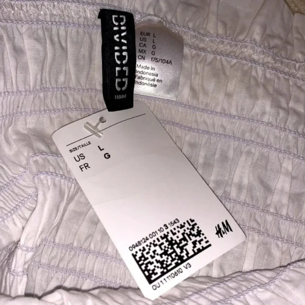 NWT H&M White Off The Shoulder Top